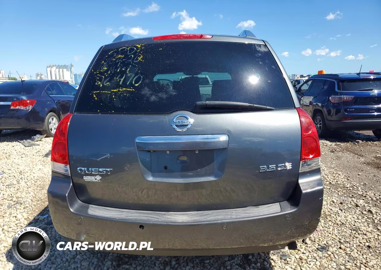 2008 Nissan Quest 3.5 VIN:5N1BV28U48N119628 - 6