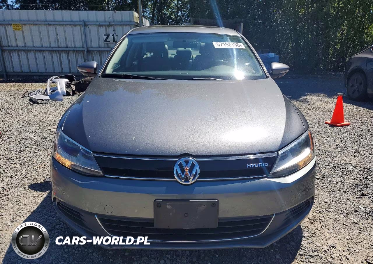 2013 Volkswagen Jetta Hybrid VIN:3VW637AJ4DM219058 - 5