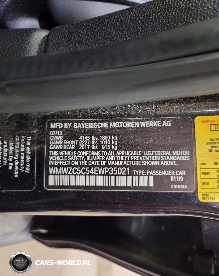 2014 Mini Cooper S Countryman VIN:WMWZC5C54EWP35021 - 12