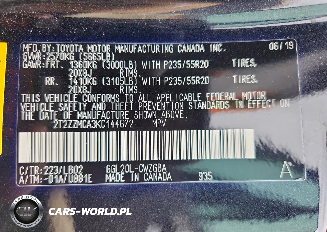2019 Lexus Rx 350 Base VIN:2T2ZZMCA3KC144672 - 13