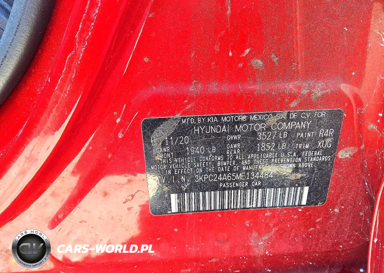 2021 Hyundai Accent Se VIN:3KPC24A65ME134484 - 12