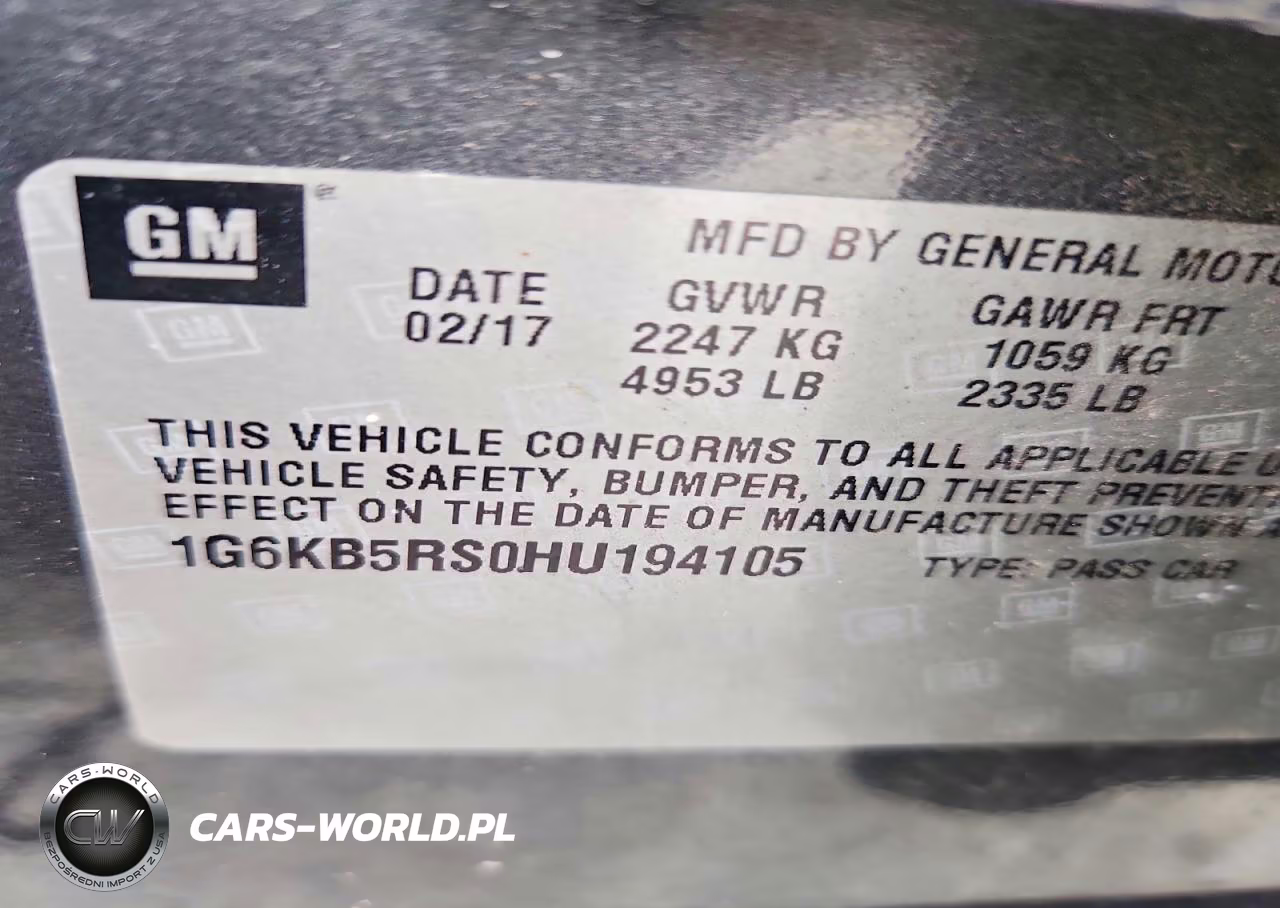 2017 Cadillac Ct6 VIN:1G6KB5RS0HU194105 - 12