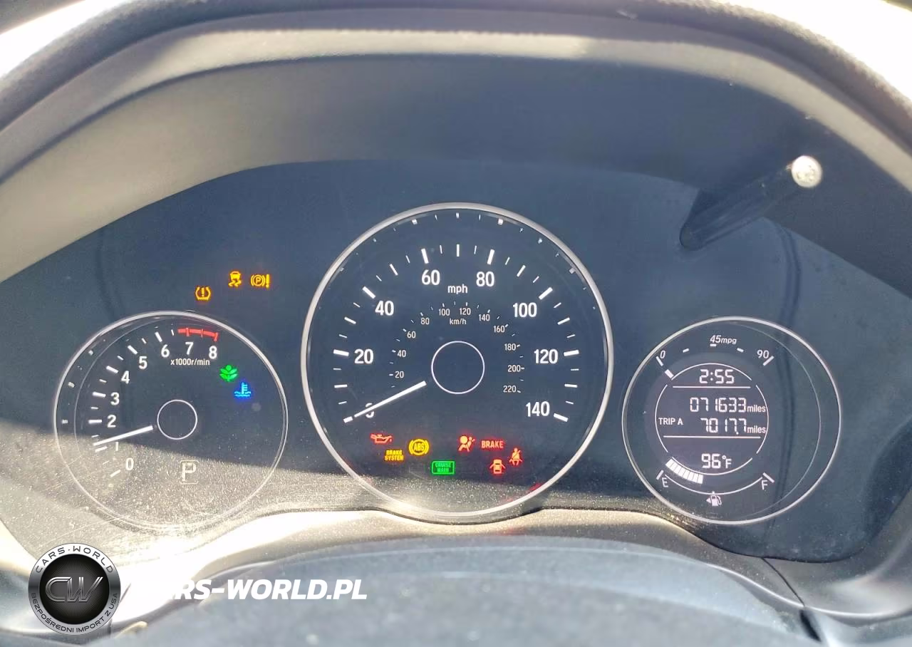2022 Honda Hr-V Lx VIN:3CZRU6H37NM703610 - 9