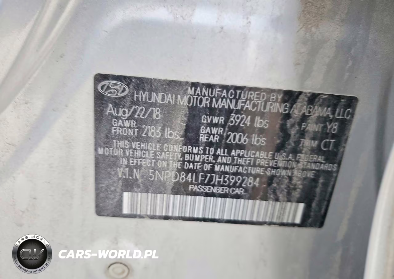 2018 Hyundai Elantra Sel VIN:5NPD84LF7JH399284 - 12