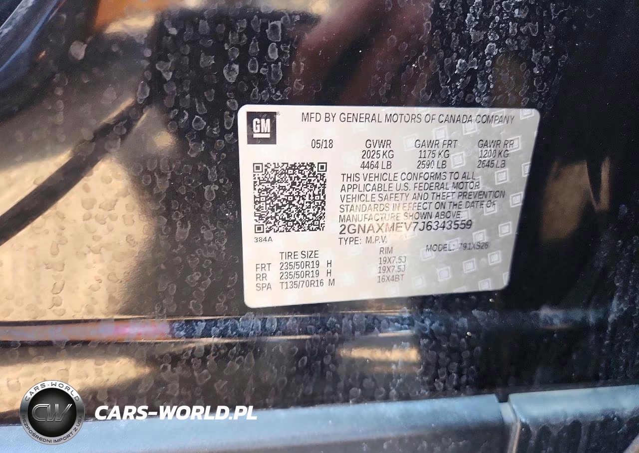 2018 Chevrolet Equinox Premier VIN:2GNAXMEV7J6343559 - 12