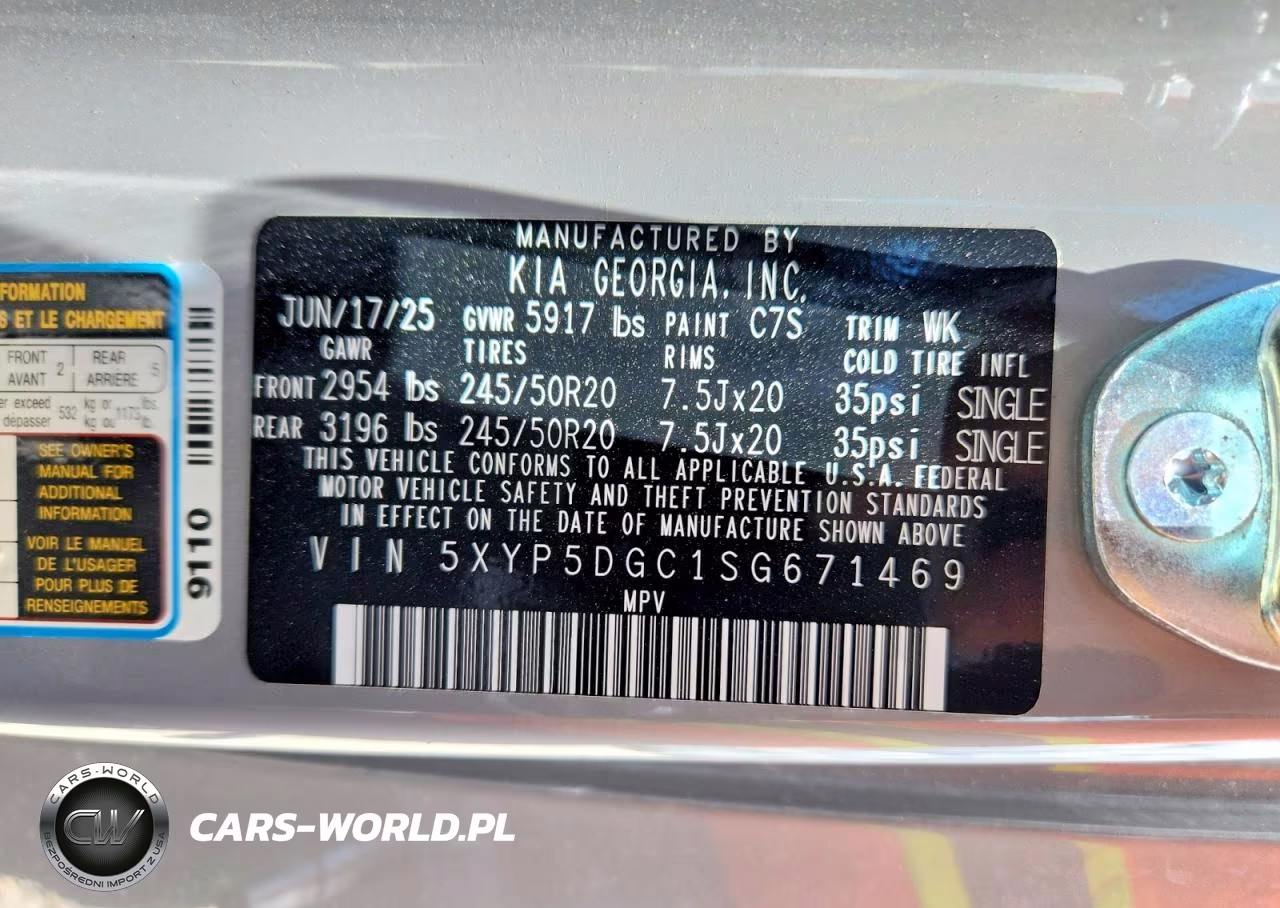 2025 Kia Telluride Sx X-Line VIN:5XYP5DGC1SG671469 - 13