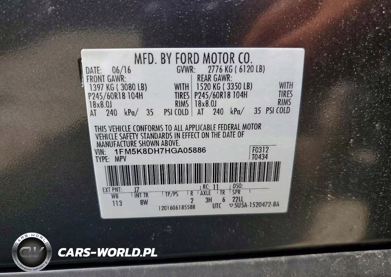2017 Ford Explorer Xlt VIN:1FM5K8DH7HGA05886 - 14