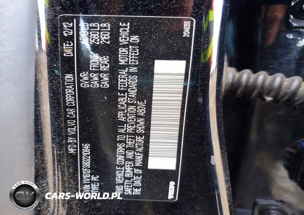 2013 Volvo S60 T5 VIN:YV1612FS8D2210846 - 12