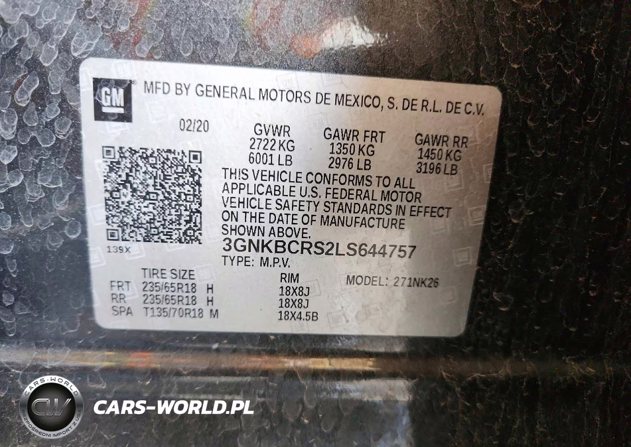 2020 Chev Blazer VIN:3GNKBCRS2LS644757 - 13