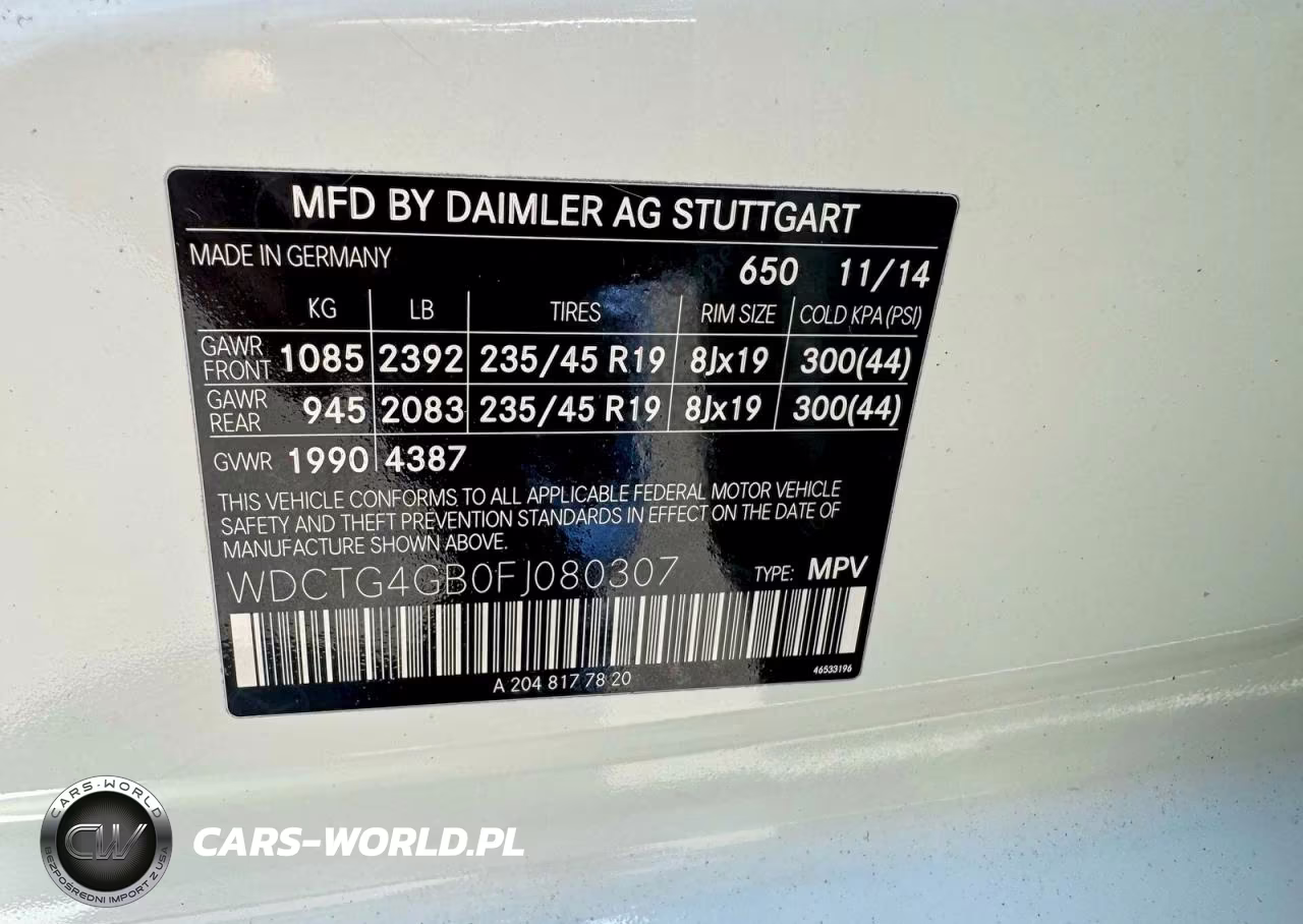 2015 Mercedes-Benz Gla 250 4Matic VIN:WDCTG4GB0FJ080307 - 10