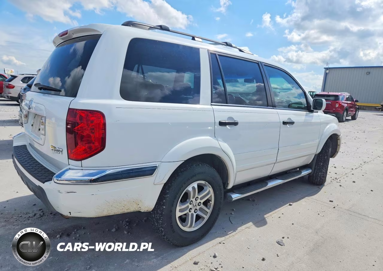 2005 Honda Pilot Exl VIN:2HKYF18715H566252 - 3