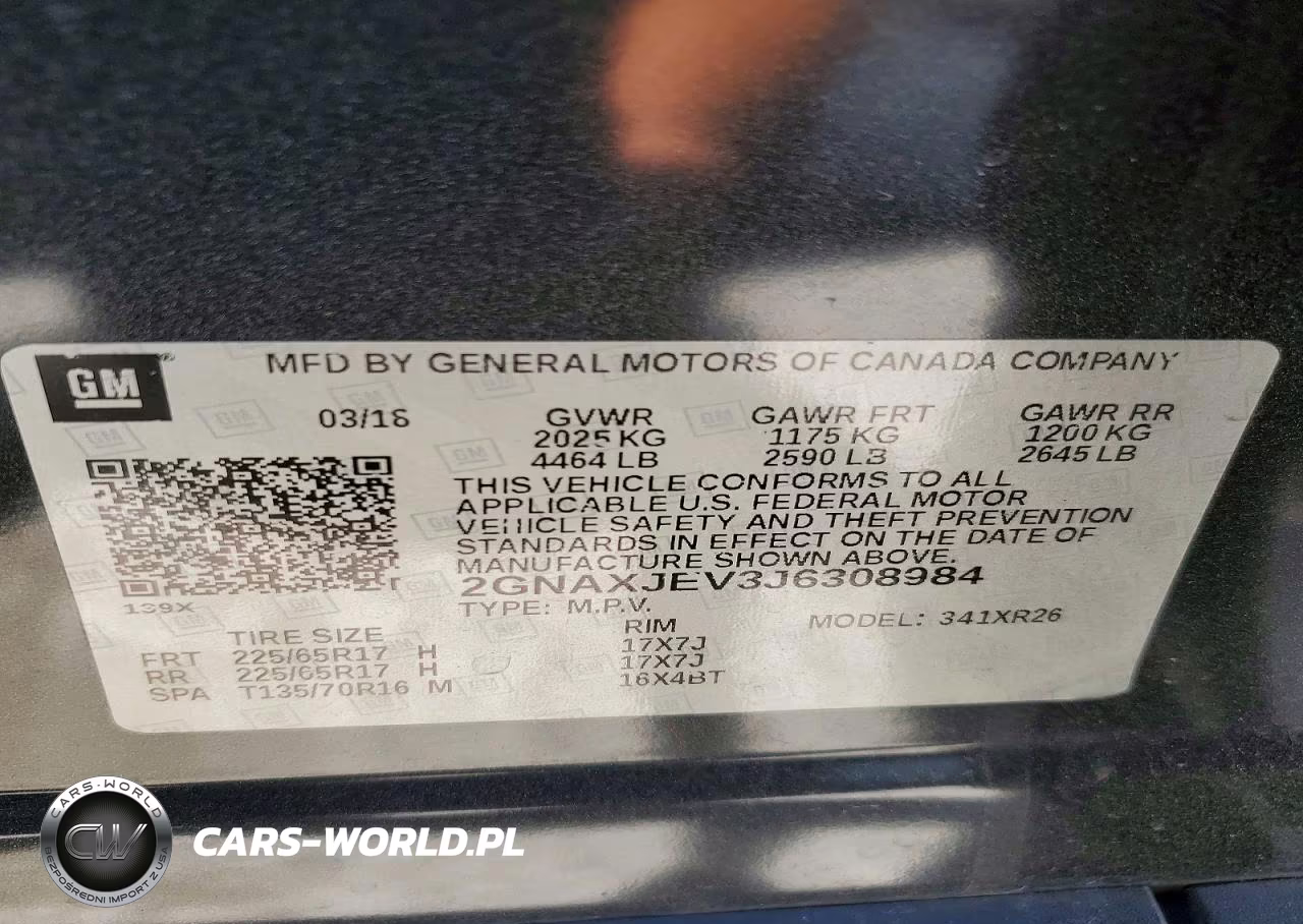 2018 Chevrolet Equinox Lt VIN:2GNAXJEV3J6308984 - 13