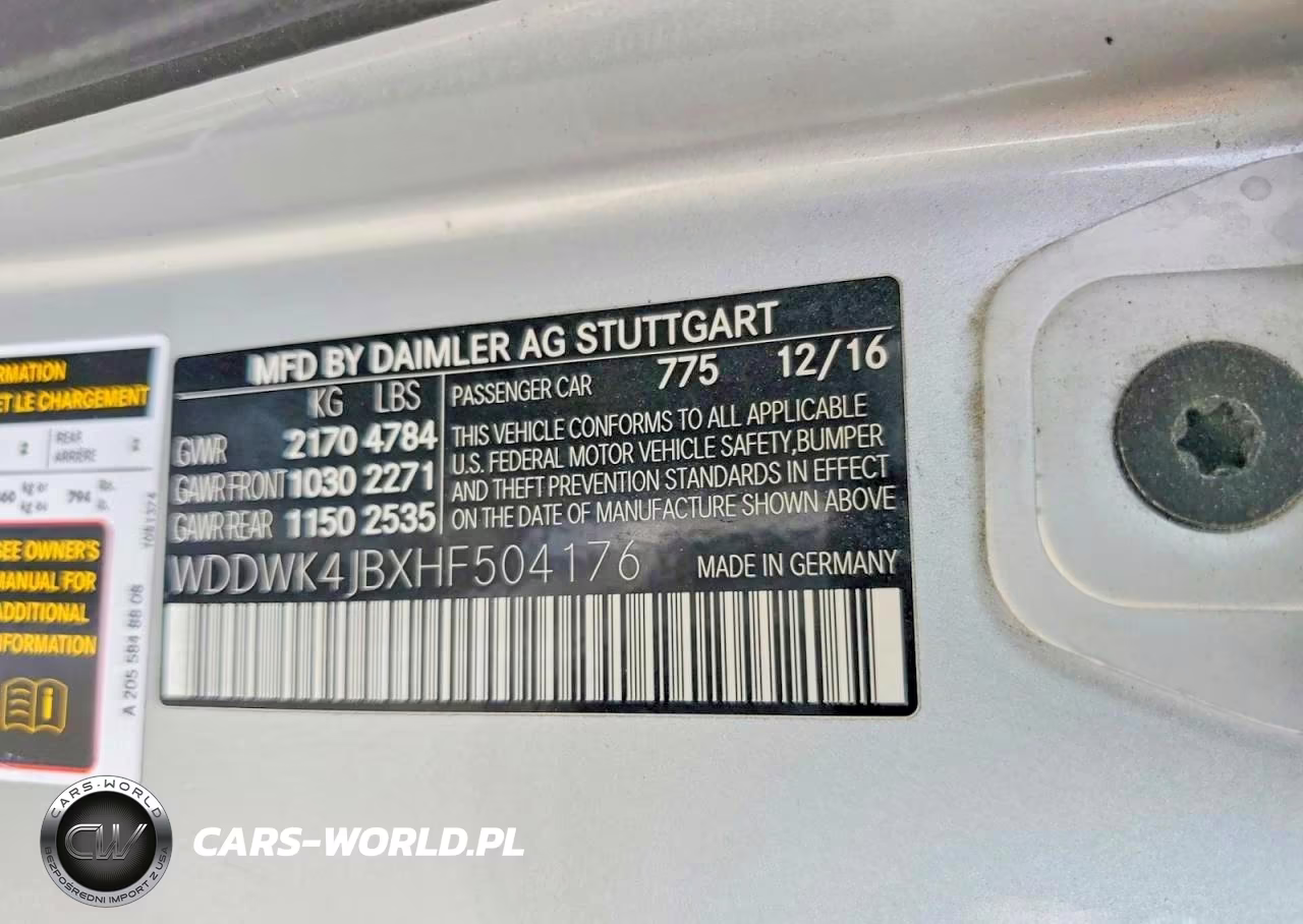2017 Mercedes-Benz C 300 VIN:WDDWK4JBXHF504176 - 12