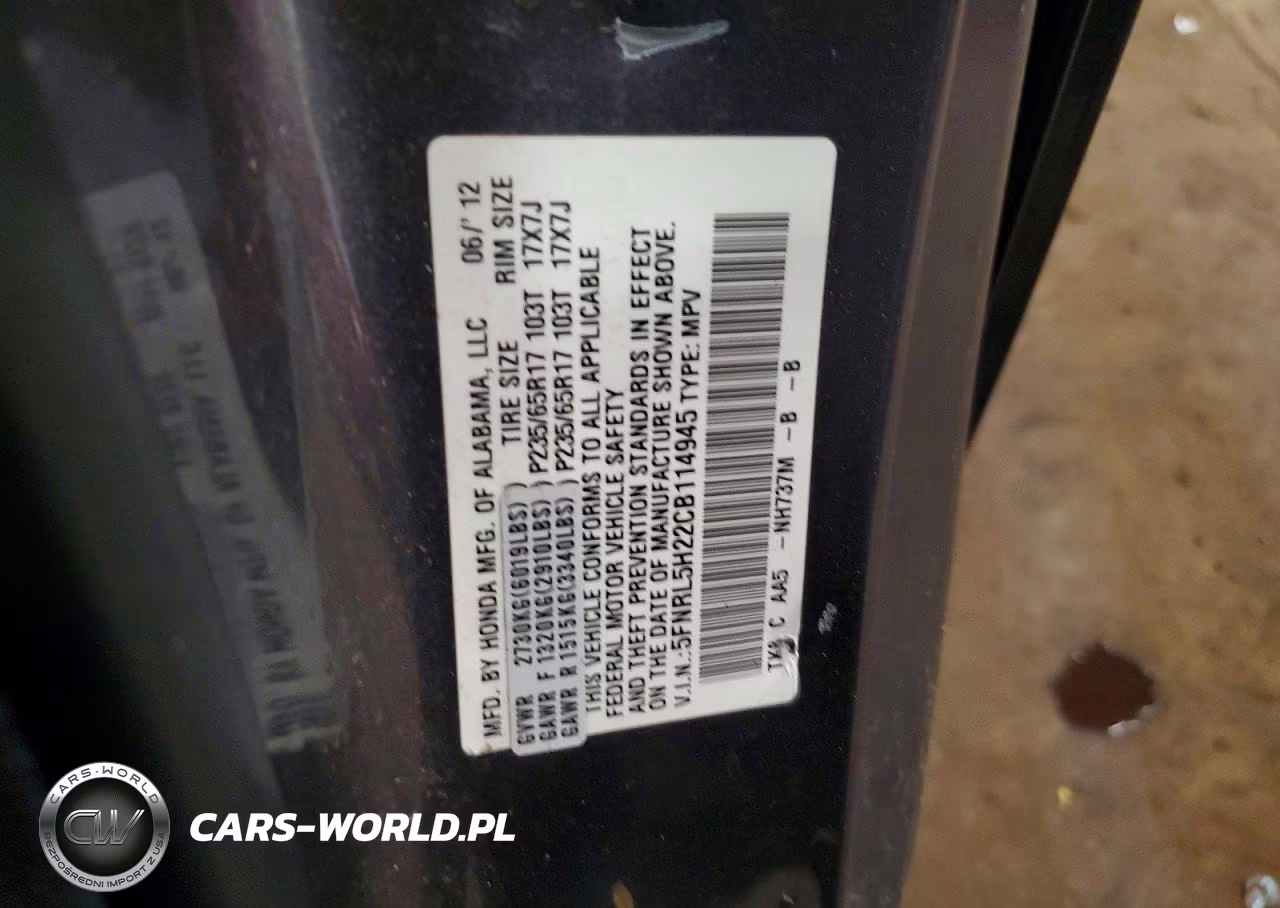 2012 Honda Odyssey Lx VIN:5FNRL5H22CB114945 - 12