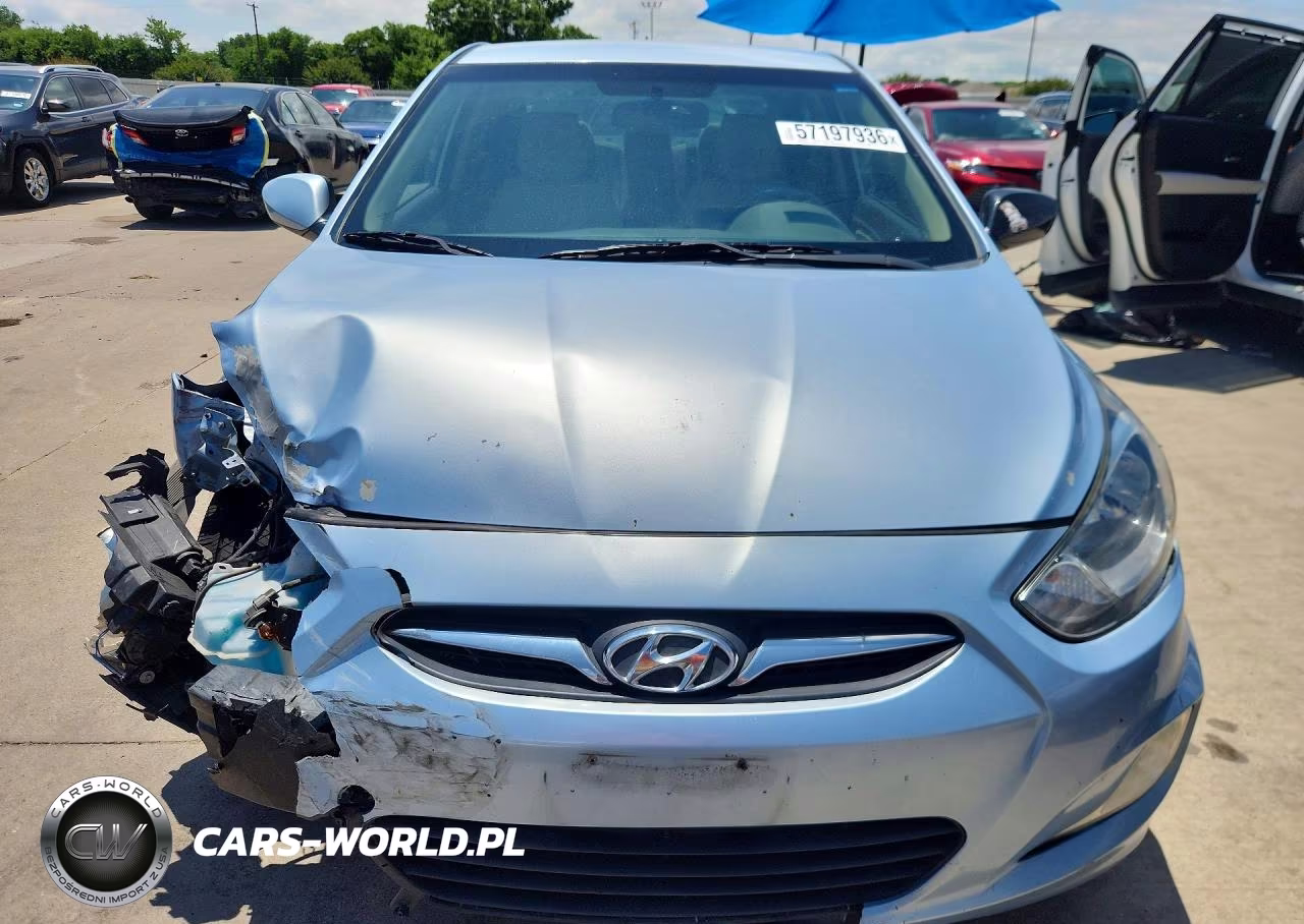 2012 Hyundai Accent Gls VIN:KMHCU4AE5CU121263 - 5