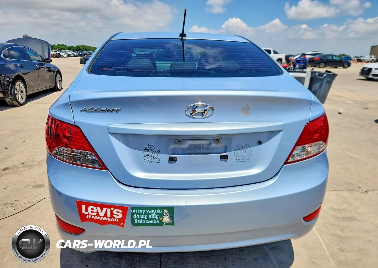 2012 Hyundai Accent Gls VIN:KMHCU4AE5CU121263 - 6