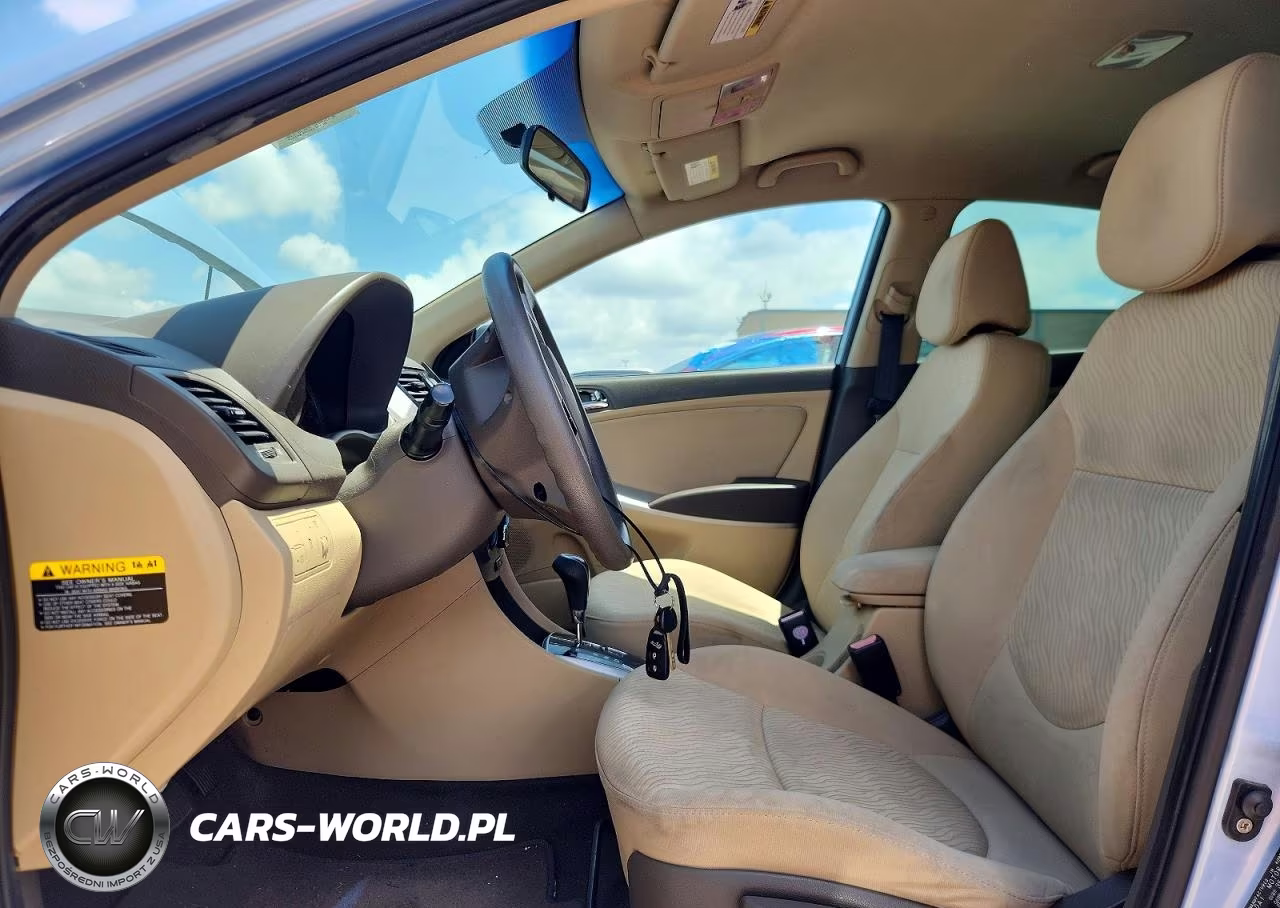 2012 Hyundai Accent Gls VIN:KMHCU4AE5CU121263 - 7