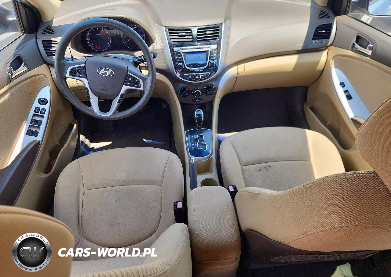 2012 Hyundai Accent Gls VIN:KMHCU4AE5CU121263 - 8