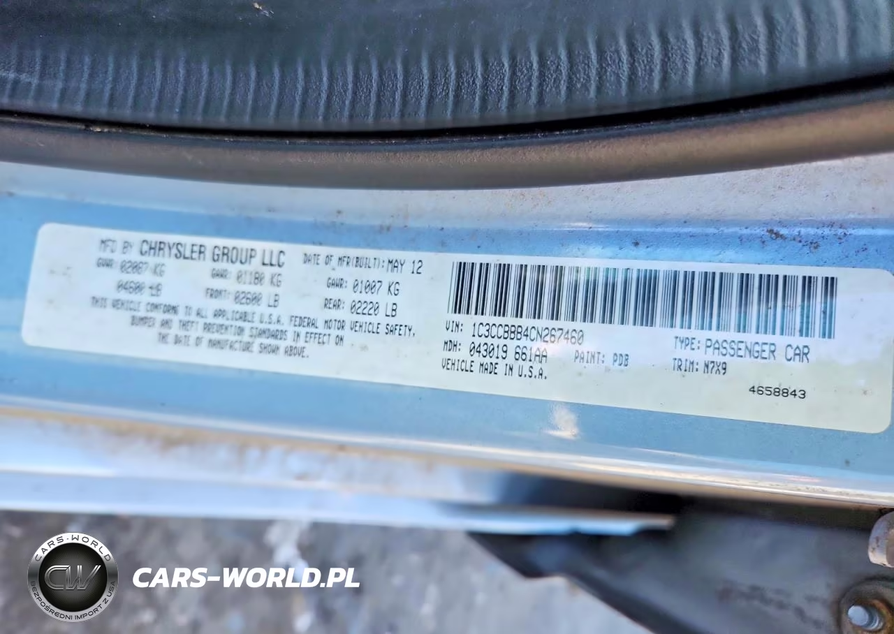 2012 Chrysler 200 Touring VIN:1C3CCBBB4CN267460 - 12