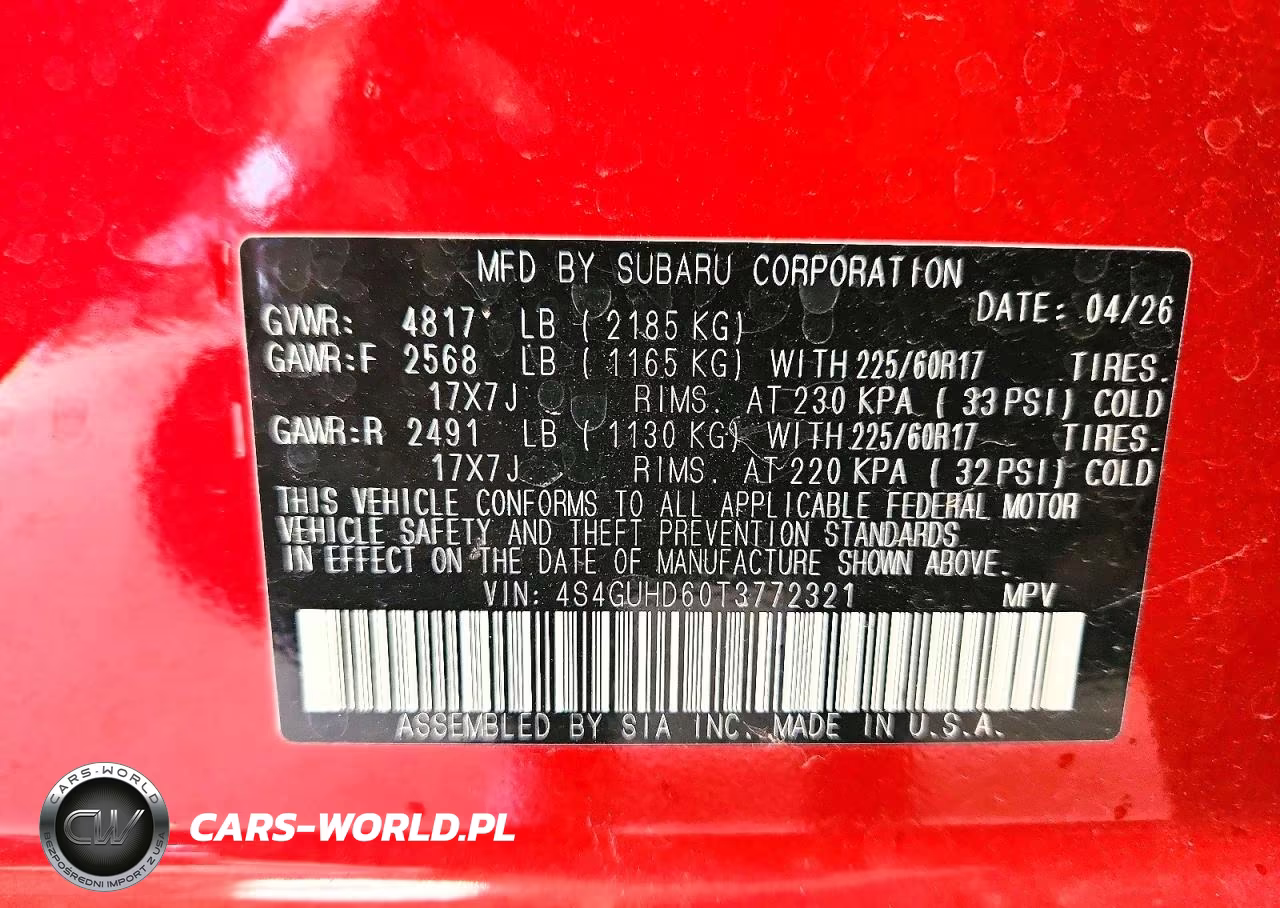 2026 Subaru Crosstrek Premium VIN:4S4GUHD60T3772321 - 12