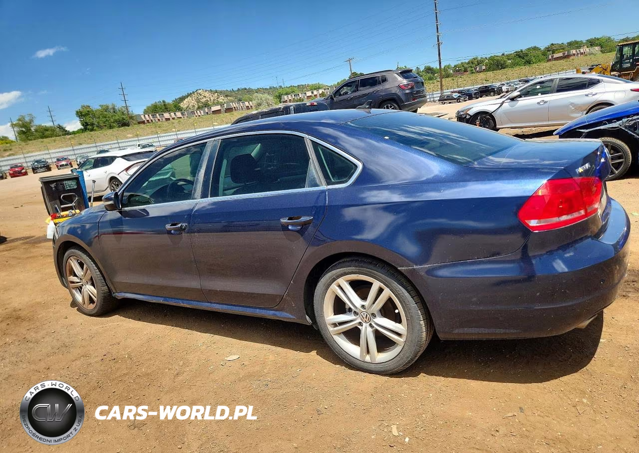 2014 Volkswagen Passat Se VIN:1VWBN7A30EC001941 - 2