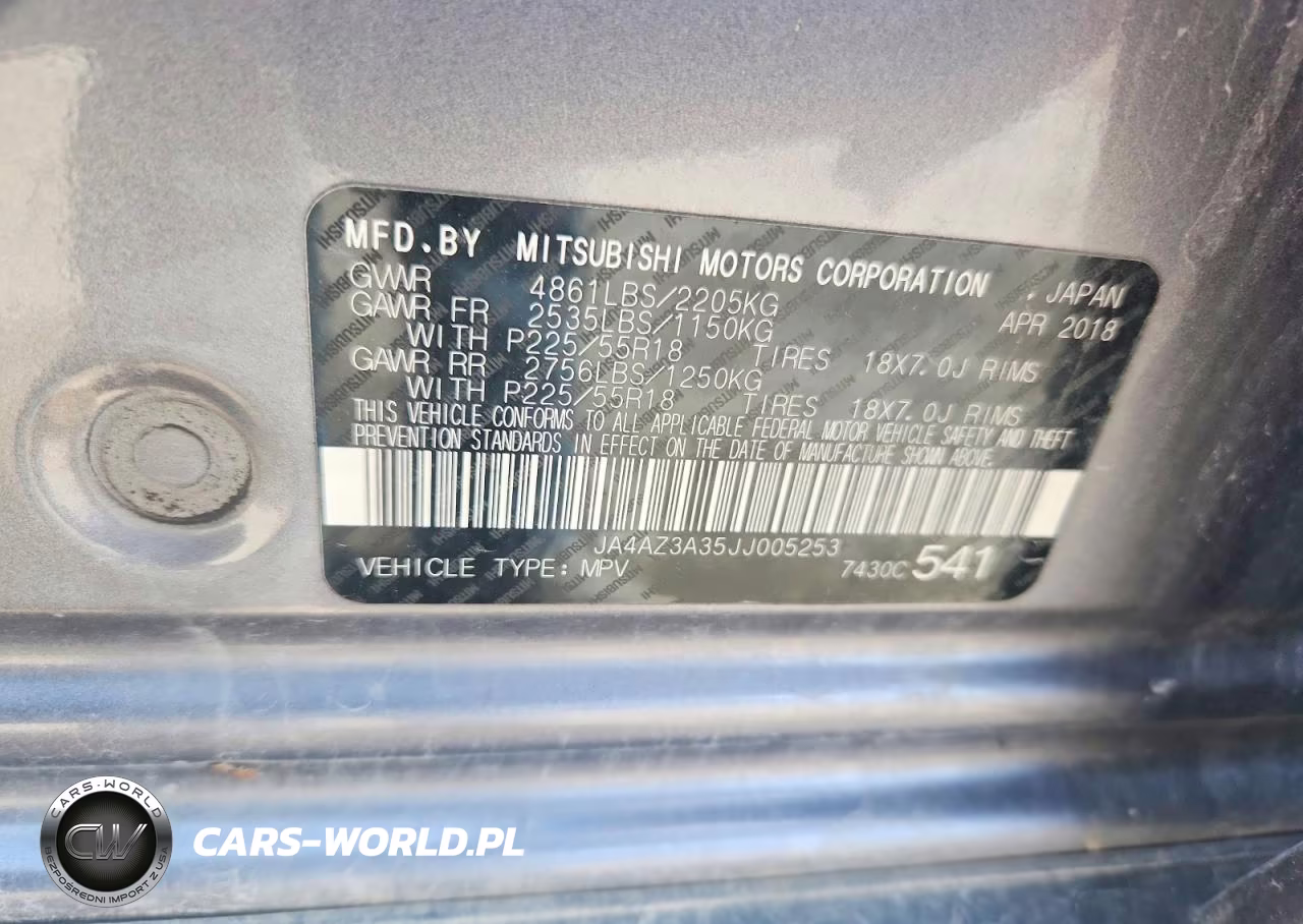 2018 Mitsubishi Outlander Se VIN:JA4AZ3A35JJ005253 - 13