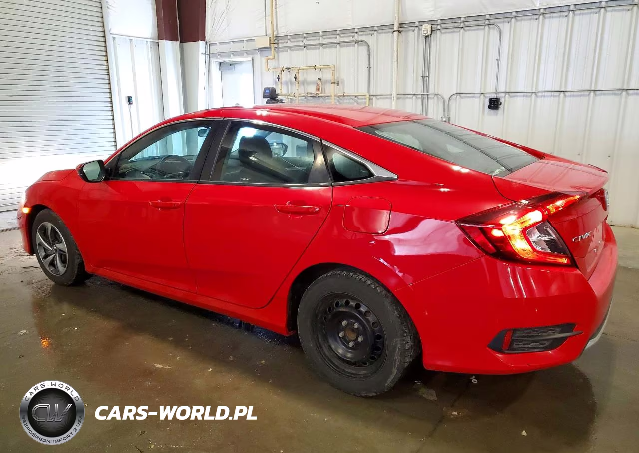 2019 Honda Civic Lx VIN:2HGFC2F65KH512927 - 2
