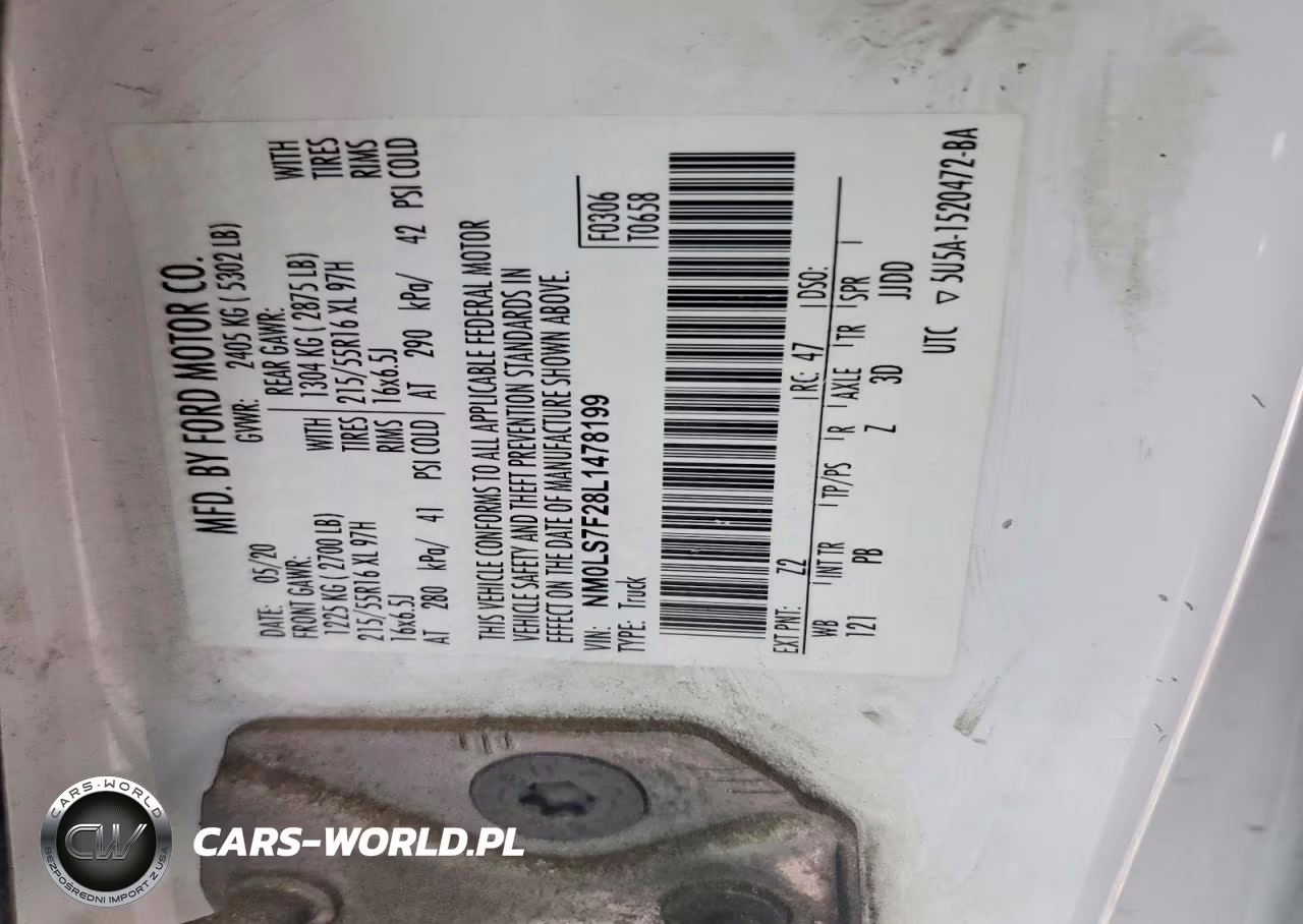2020 Ford Transit Connect Xlt Delivery Van VIN:NM0LS7F28L1478199 - 13