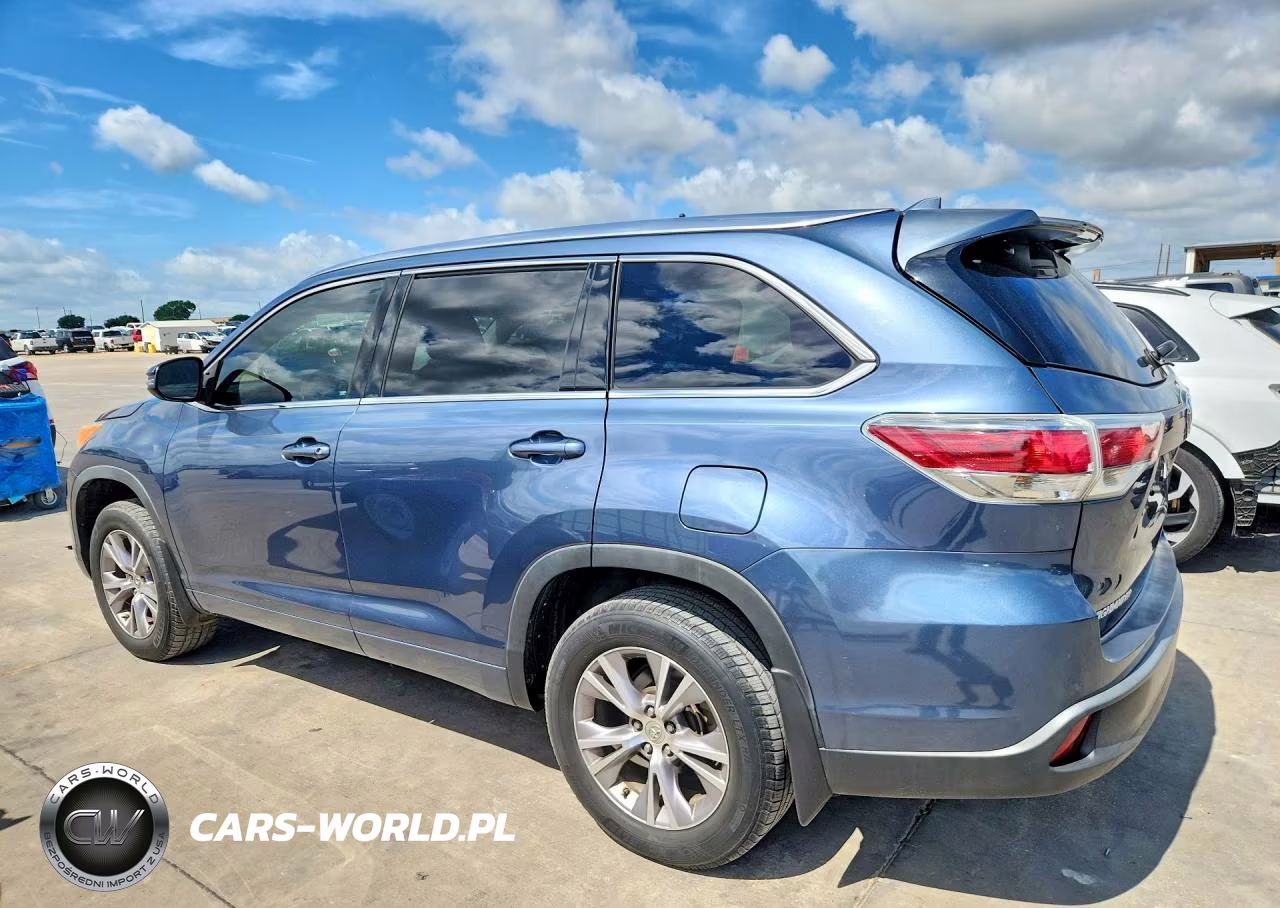 2014 Toyota Highlander Xle VIN:5TDKKRFH3ES037715 - 2