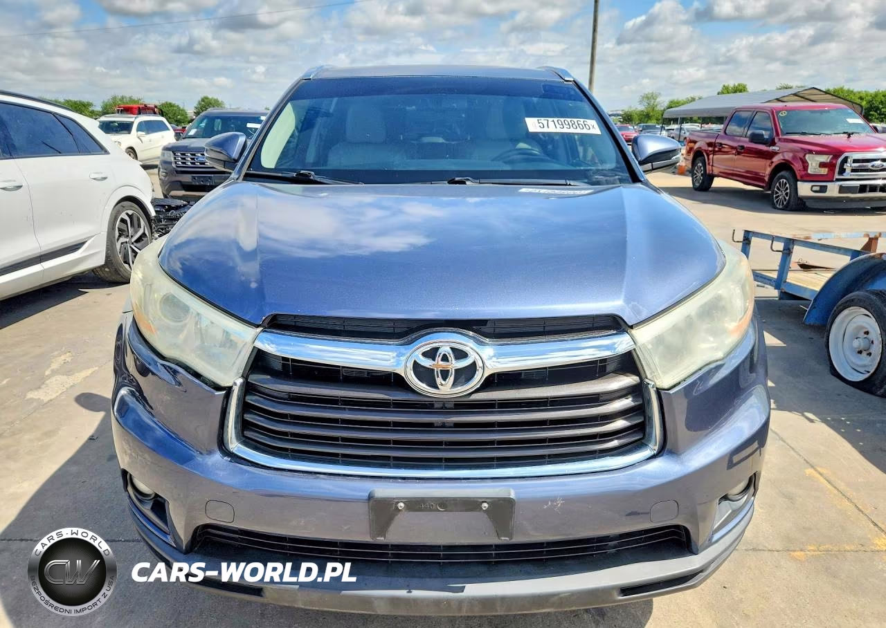 2014 Toyota Highlander Xle VIN:5TDKKRFH3ES037715 - 5