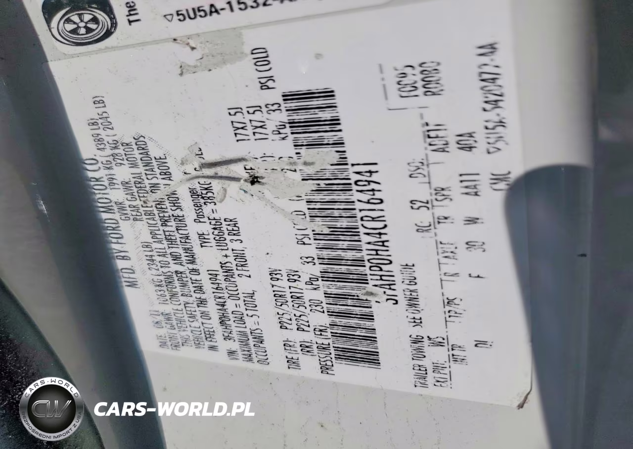 2012 Ford Fusion Se VIN:3FAHP0HA4CR164941 - 12