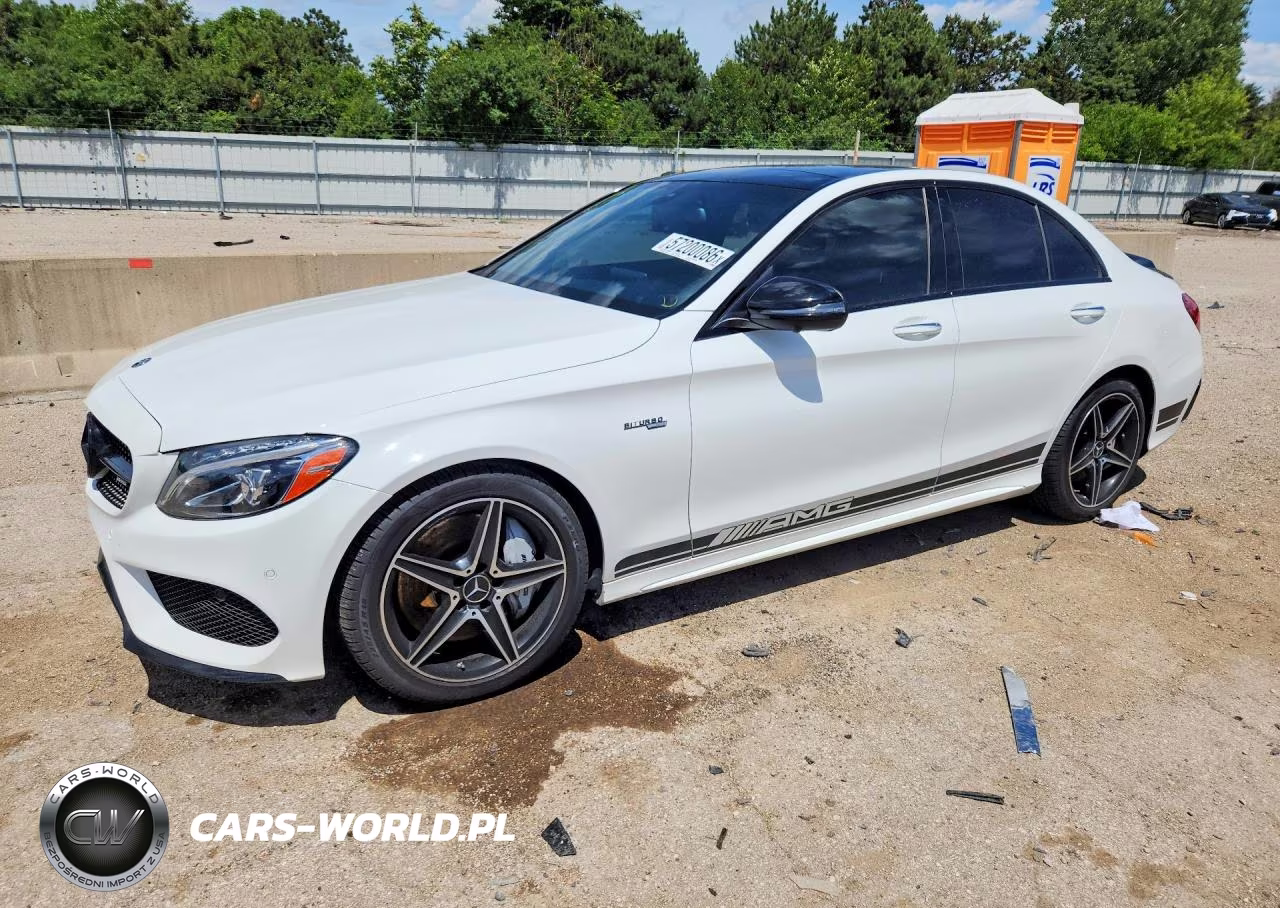 2018 Mercedes-Benz C 43 4Matic Amg VIN:55SWF6EB6JU243965 - 1