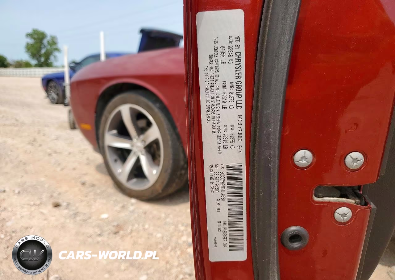 2014 Dodge Challenger Sxt VIN:2C3CDYAG0EH310880 - 12