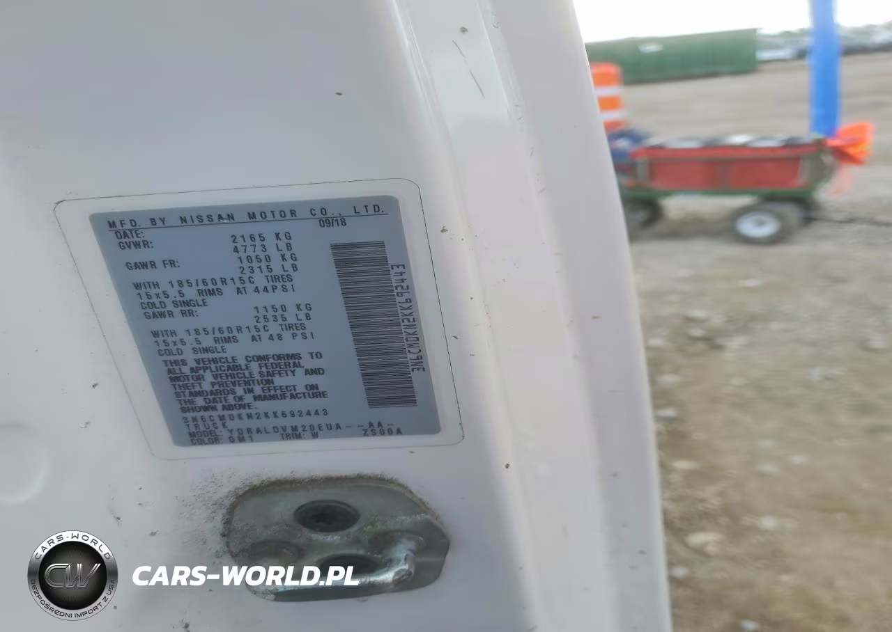 2019 Nissan Nv200 S VIN:3N6CM0KN2KK692443 - 13