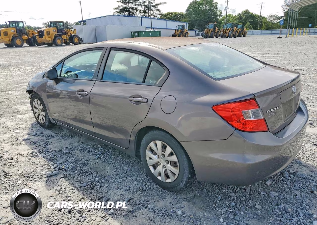 2012 Honda Civic Lx VIN:19XFB2F59CE009522 - 2