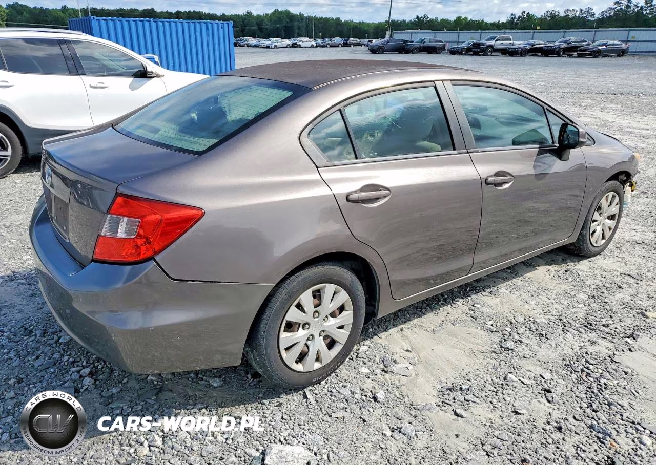 2012 Honda Civic Lx VIN:19XFB2F59CE009522 - 3