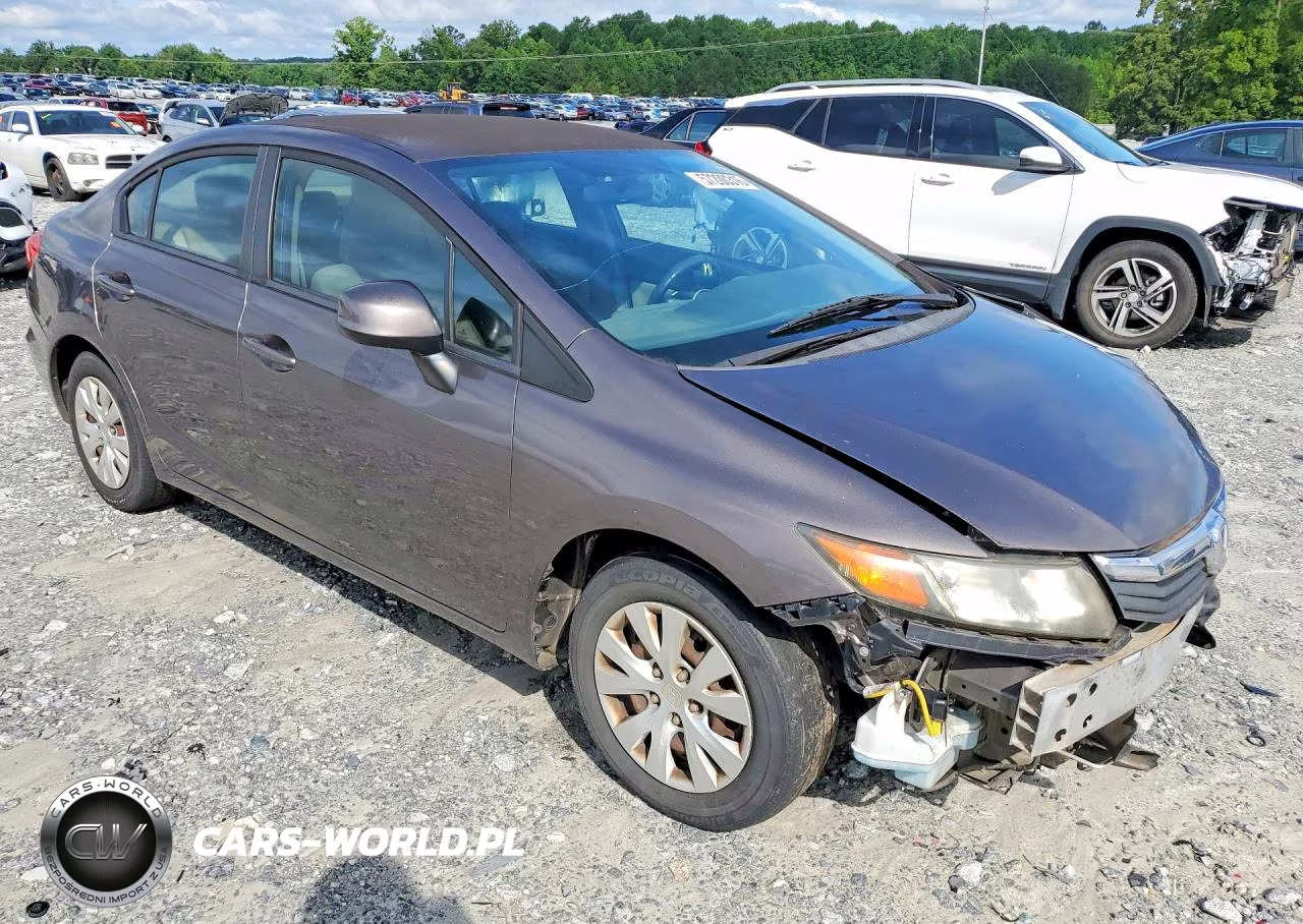 2012 Honda Civic Lx VIN:19XFB2F59CE009522 - 4