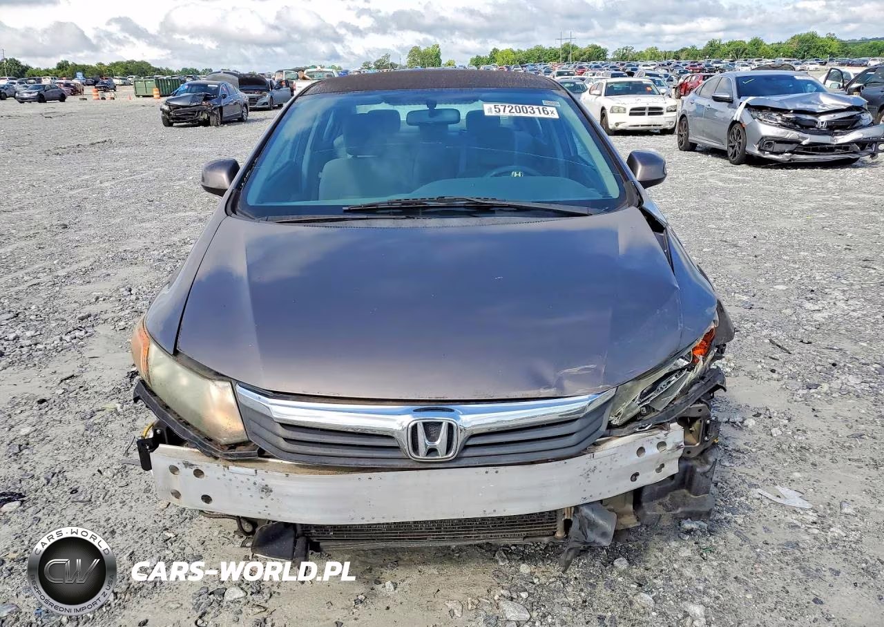 2012 Honda Civic Lx VIN:19XFB2F59CE009522 - 5