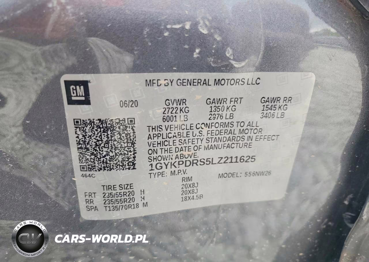 2020 Cadillac Xt6 Premium Luxury VIN:1GYKPDRS5LZ211625 - 13