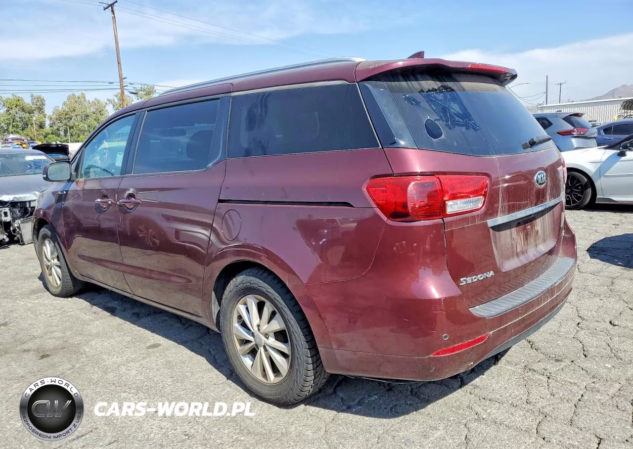 2017 Kia Sedona Lx VIN:KNDMB5C18H6266288 - 2