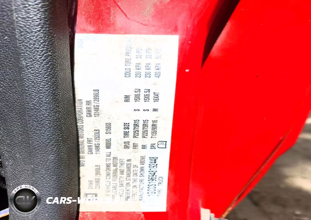 2004 Chevrolet Colorado VIN:1GCCS196948192448 - 12