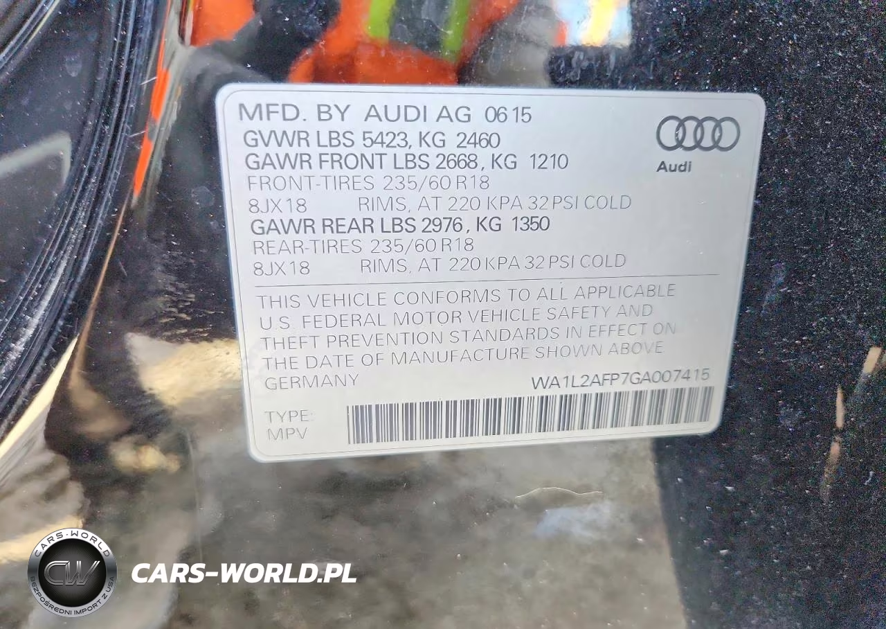 2016 Audi Q5 Premium Plus VIN:WA1L2AFP7GA007415 - 13