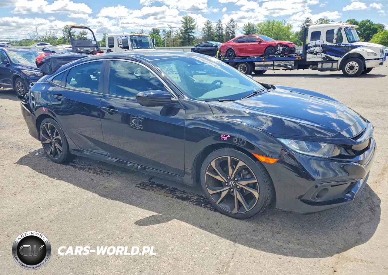 2019 Honda Civic Sport VIN:2HGFC2F83KH514662 - 4