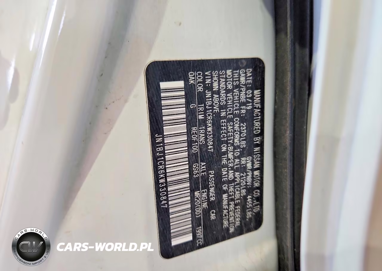 2019 Nissan Rogue Sport S VIN:JN1BJ1CR6KW330847 - 13