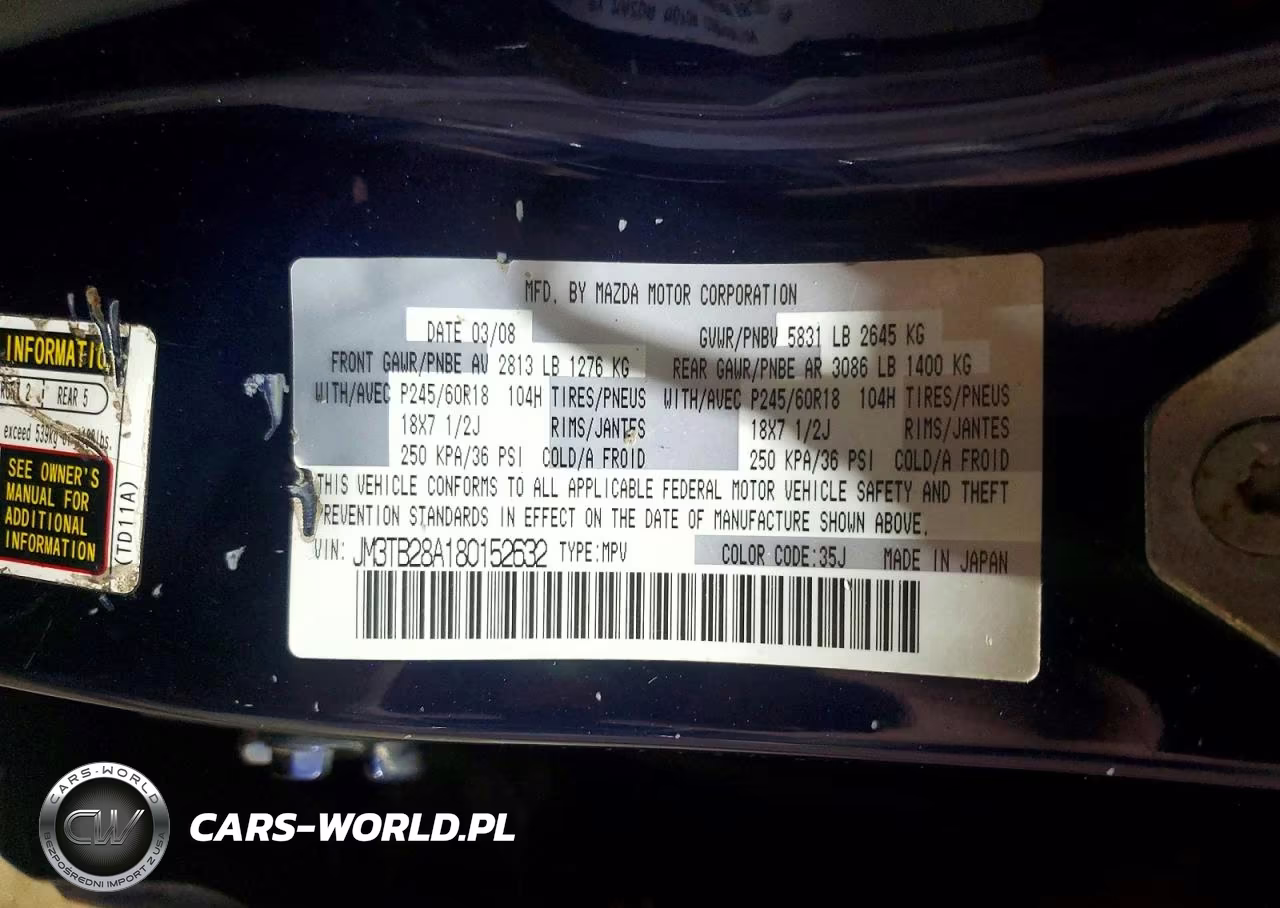2008 Mazda Cx-9 VIN:JM3TB28A180152632 - 13