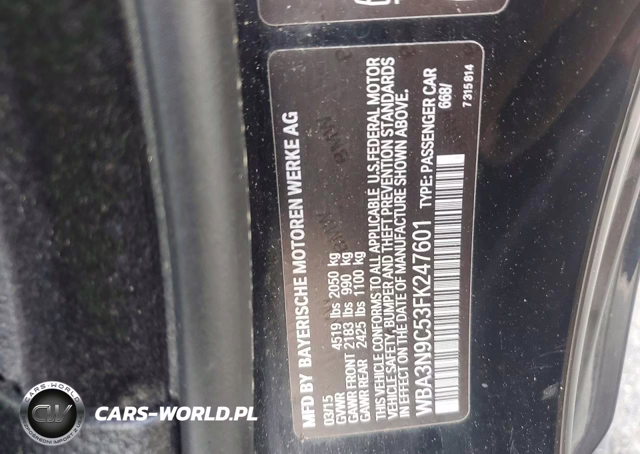 2015 BMW 428 Xi VIN:WBA3N9C53FK247601 - 12