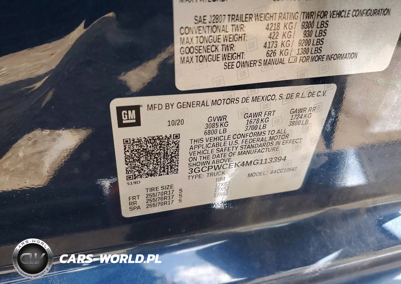 2021 Chevrolet Silverado C1500 Lt VIN:3GCPWCEK4MG113394 - 12
