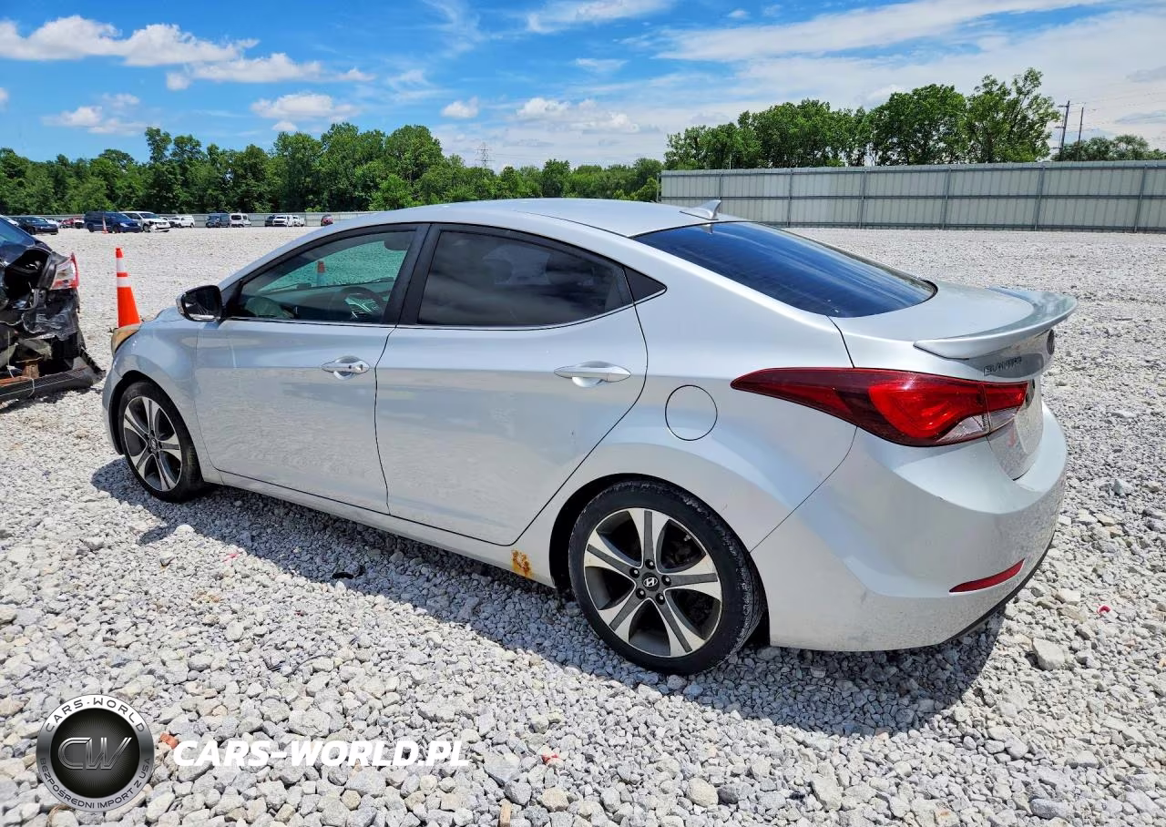 2015 Hyundai Elantra Sport VIN:KMHDH4AH6FU372235 - 2