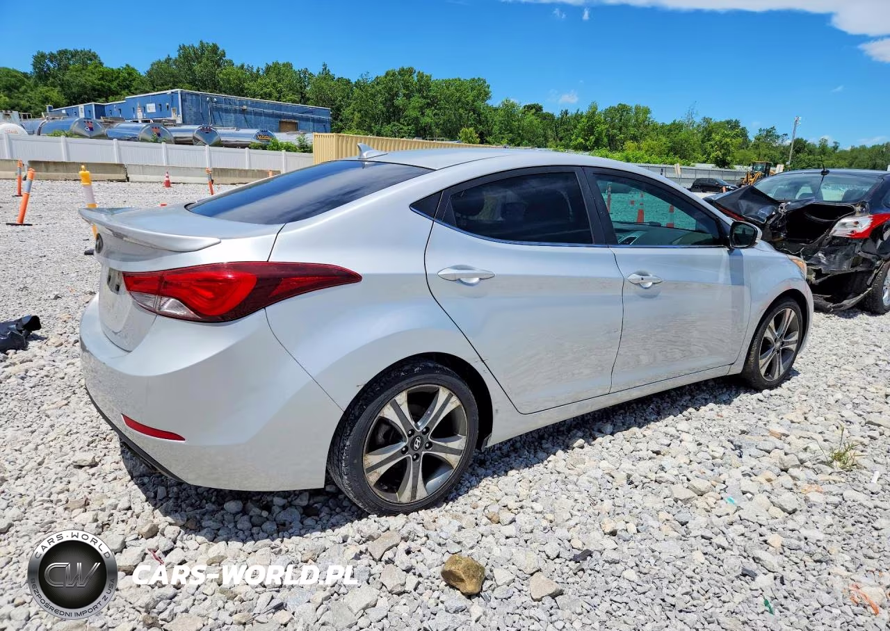 2015 Hyundai Elantra Sport VIN:KMHDH4AH6FU372235 - 3