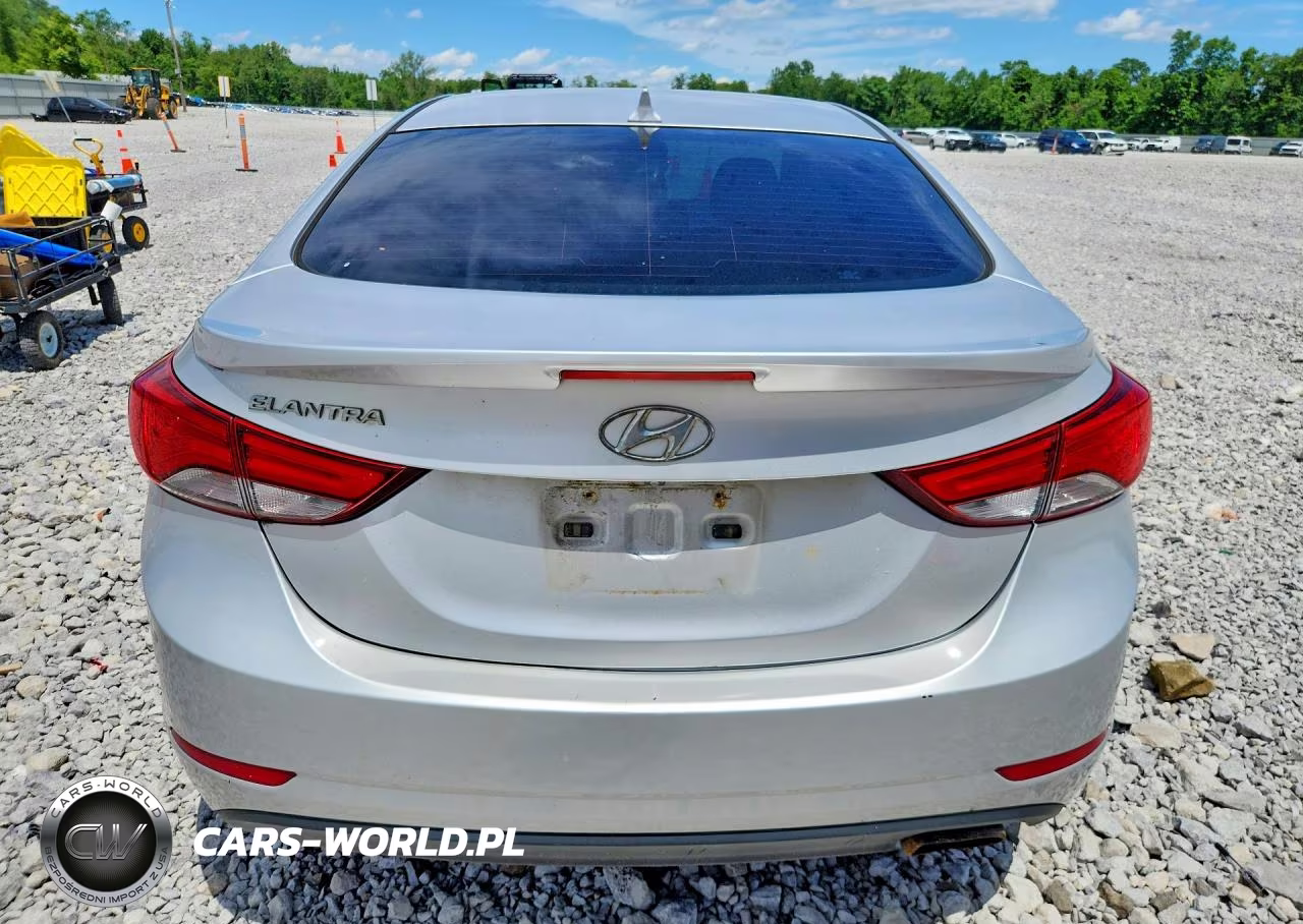 2015 Hyundai Elantra Sport VIN:KMHDH4AH6FU372235 - 6